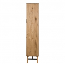 Vitrína / skríňa s presklenými dverami Kiruna, 187 cm - 4