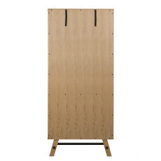 Vitrína / skríňa s presklenými dverami Kiruna, 187 cm - 5