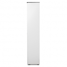 Vysoká skříň s dveřmi Perform, 189 cm, bílá/beton - 5
