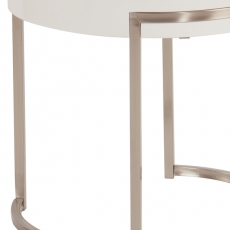 Výstavní vzorek Konferenční stolek Nino, 55 cm bílá - 3