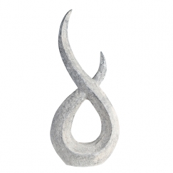 Záhradná soška Deren, 60 cm, šedá