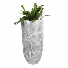 Záhradná váza Deren, 70 cm, šedá - 2