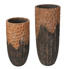 Zahradní květináč Hubert, 90 cm, měděná