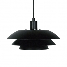 Závesné svietidlo/ luster DL31, 31 cm, čierna - 1