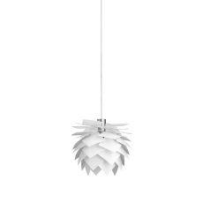 Závesné svietidlo / luster PineApple XS, 18 cm, biela - 1