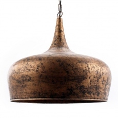 Závěsný lustr měděný Funnel, 45 cm - 1