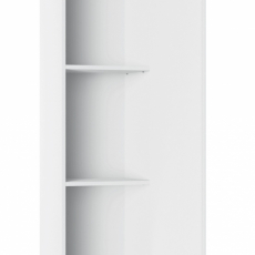 Závěsný skříňka Vida, 140 cm, bílá lesk - 3
