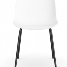 Židle Filuet (SET 2ks), bílá/černá - 2