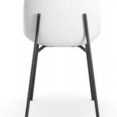 Židle Filuet (SET 2ks), bílá/černá - 5