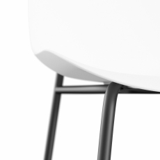 Židle Filuet (SET 2ks), bílá/černá - 7
