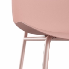Židle Filuet (SET 2ks), růžová - 7