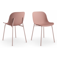 Židle Filuet (SET 2ks), růžová