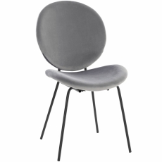 Židle Heler (SET 2 ks), šedá - 1