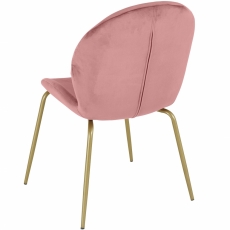 Židle Herbal (SET 2 ks), růžová - 5