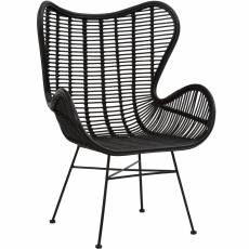 Židle Lerina, černá - 1