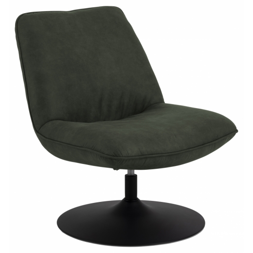 Židle Nanny, tkanina, tmavě zelená - 1
