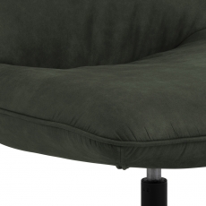 Židle Nanny, tkanina, tmavě zelená - 4