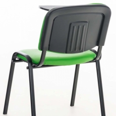 Židle s odklápěcím stolkem Dekan, zelená - 6