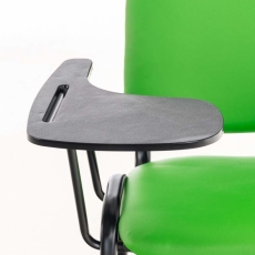 Židle s odklápěcím stolkem Dekan, zelená - 7