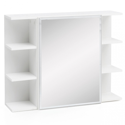 Zrcadlová skříňka Mays, 80 cm, bílá - 1