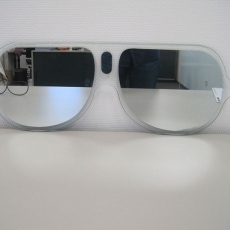 Zrkadlo závesné Sunglasses, 60 cm - 1