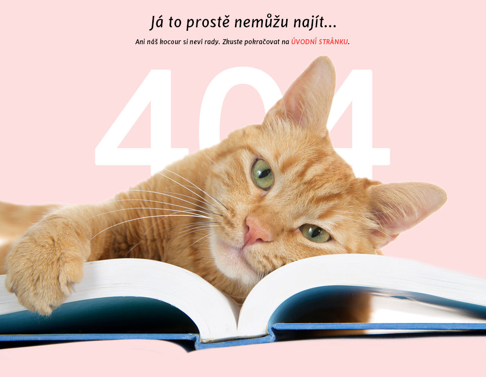 Error 404, stránka nenalazena