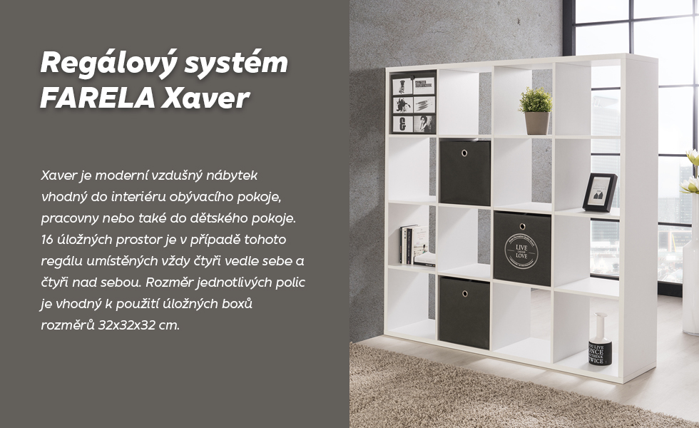 Regálový systém Xaver