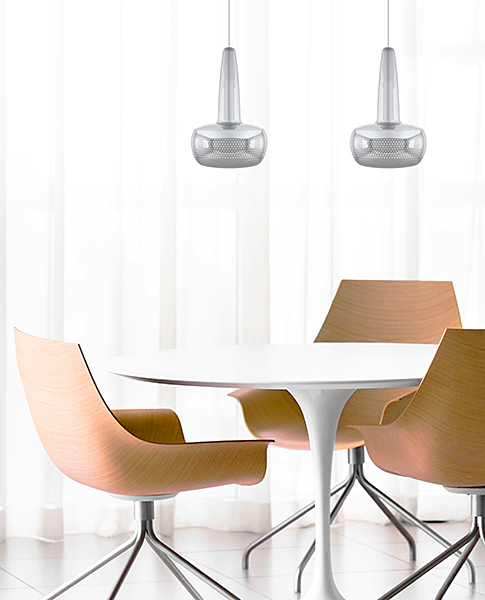 Závěsný lustr VITA Clava - chrom