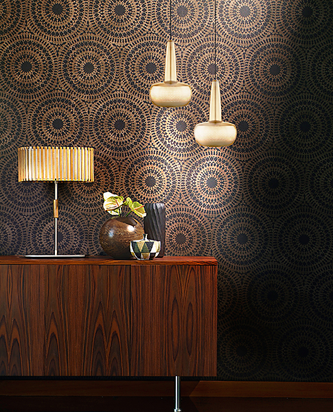 Závěsný lustr VITA Clava - mosaz