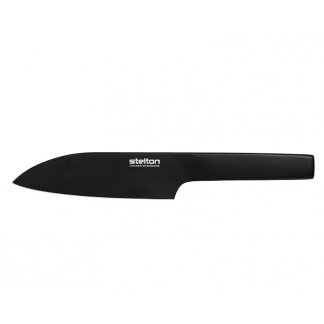 Nůž na zeleninu a bylinky Santoku Pure Black, 27 cm