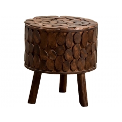 Stolička Fo, hnedá