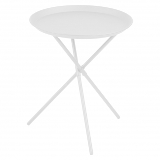 Odkládací / noční stolek Triple, 39 cm, bílá