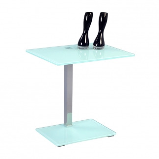 Odkládací stolek Wenke, 50 cm, bílá