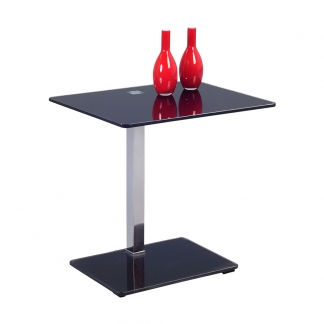 Odkládací stolek Wenke, 50 cm, černá