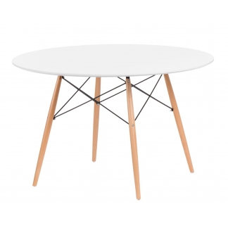 Jedálenský stôl Desire, 120 cm, biela