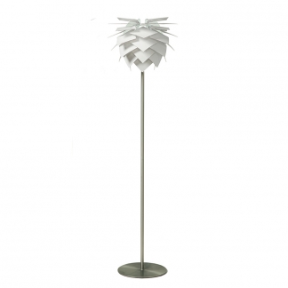 Podlahová lampa PineApple S, 150 cm, biela