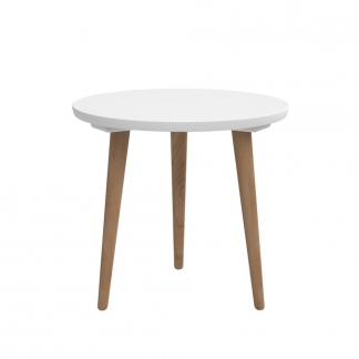 Odkládací stolek Tafel, 45 cm, bílá