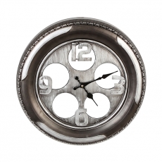 Kovové nástěnné hodiny Wheel, 40 cm