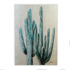 Obraz Kaktus 100 cm, olej na plátně